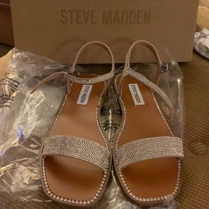 Steve Madden Nisha-R Rhinestone Sandals
